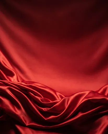 Glossy Red Silk Studio Background