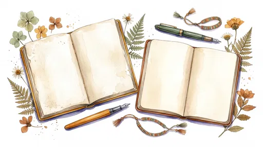 Watercolor Open Journals and Friendship Bracelets
