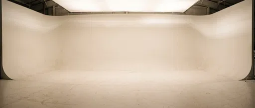 Warm Off-White Photography Studio Cyclorama Wall