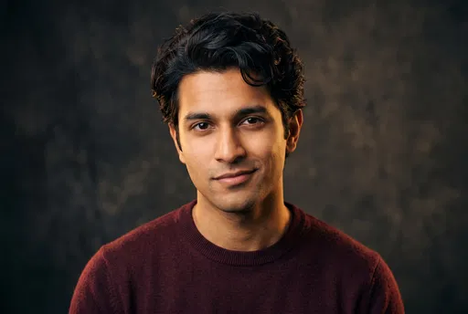 Young South Asian Man Studio Portrait