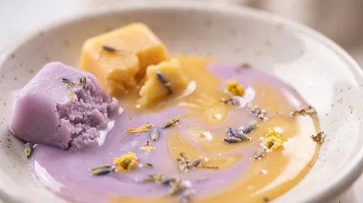 Pastel Botanical Wax Melts in Ceramic Bowl
