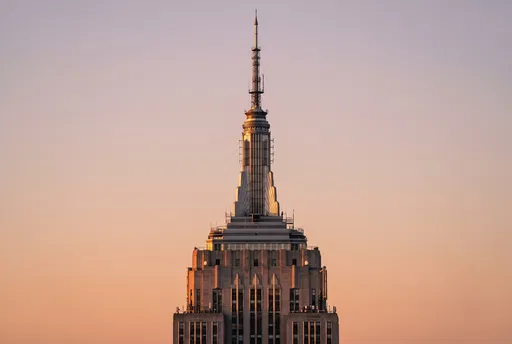 Empire State Building Spire at Dusk