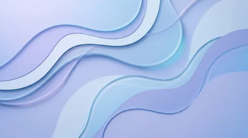 Pastel Blue Wavy Paper and Acrylic Background