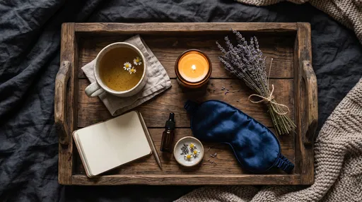 Cozy Bedtime Tea and Relaxation Tray