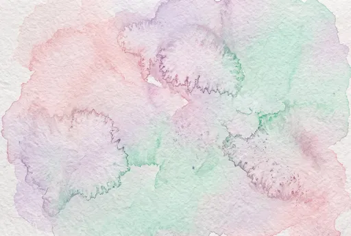 Pastel Pink Lavender Mint Watercolor Background