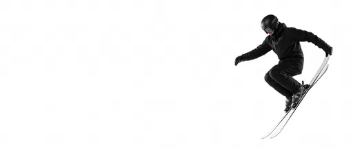 Freestyle Skier Performing Tail Grab