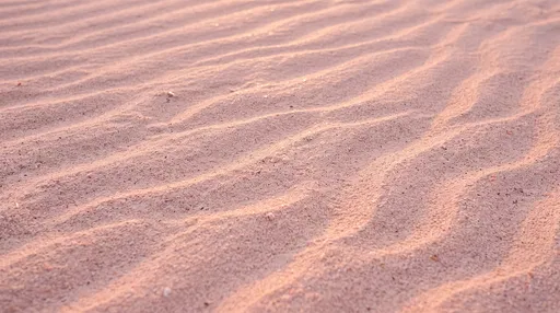 Wind-Rippled Light Pink Sand Texture