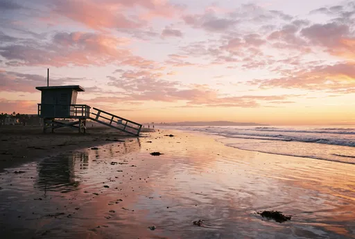 Lifeguard Tower on Sunset Beach