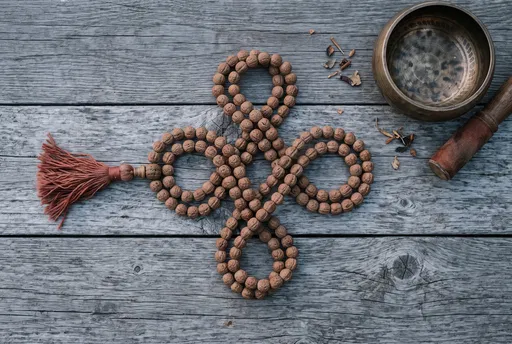 Mala Prayer Beads and Singing Bowl