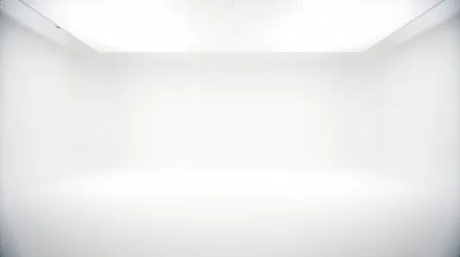 Empty Bright White Studio Cyclorama Background
