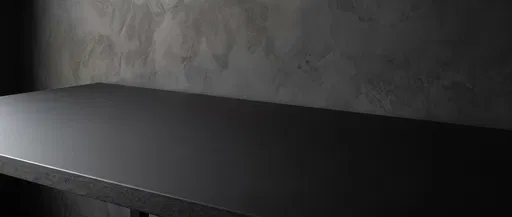Dark Matte Tabletop Against Charcoal Wall