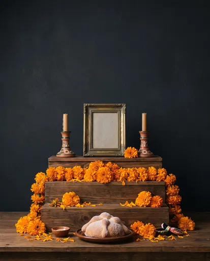 Wooden Day of the Dead Ofrenda Altar