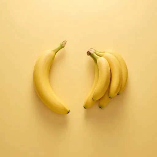 Monochromatic Yellow Bananas Flat Lay