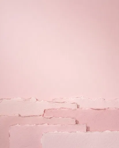 Layered Pink Deckle Edge Paper Background