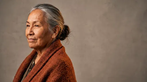 Portrait of Elderly Indigenous Woman