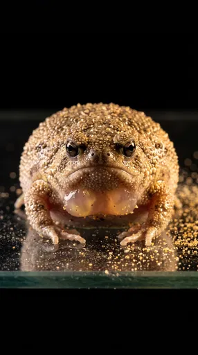 Macro Portrait of Desert Rain Frog