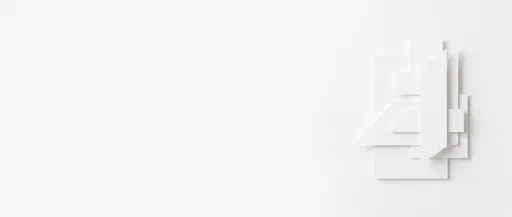 Minimalist White Geometric Planes Background