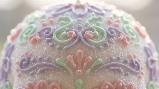 Pastel Icing Sugar Skull Forehead Macro