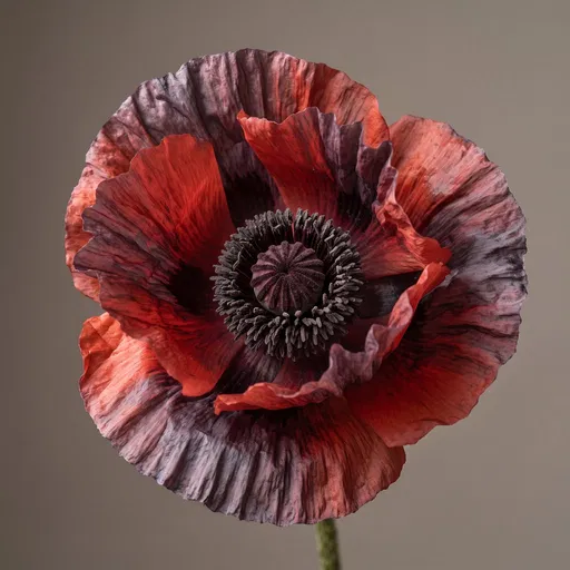 Heirloom Poppy Studio Botanical Portrait