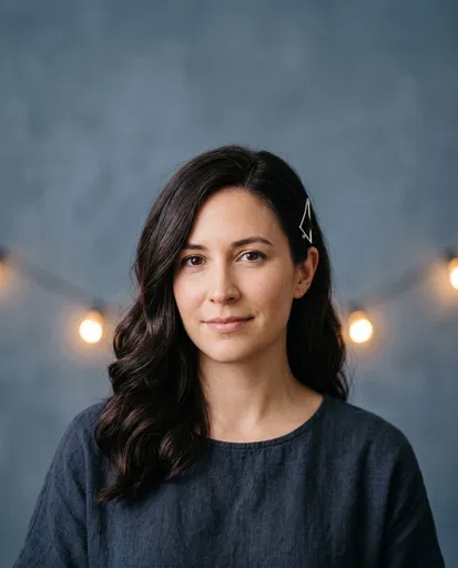 Woman With Side-Swept Waves and Hair Clip