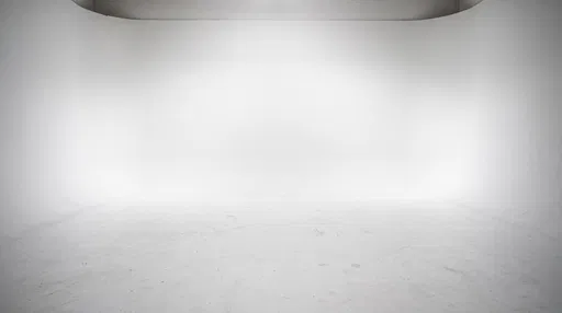 Empty White Cyclorama Photography Studio Background