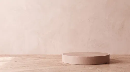 Minimal Pink Podium Product Backdrop