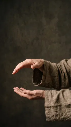 Hands in Tai Chi Ball Gesture