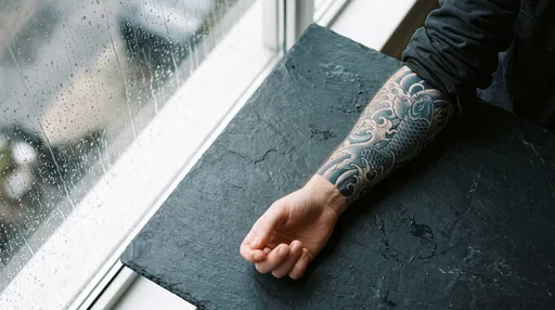Japanese Koi Forearm Tattoo by Window