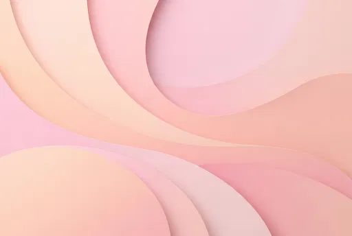 Pastel Pink and Peach Paper Cut Background