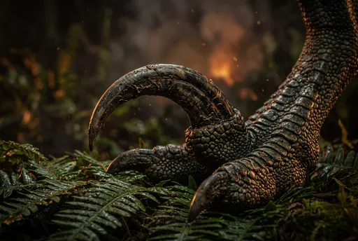 Close-Up of Velociraptor Sickle Claw