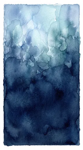 Dark Navy Blue Watercolor Wash Background