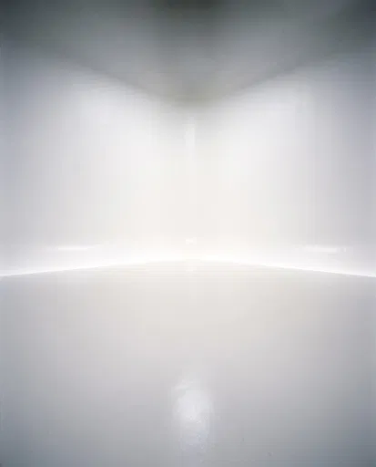 Empty White Studio Corner Background