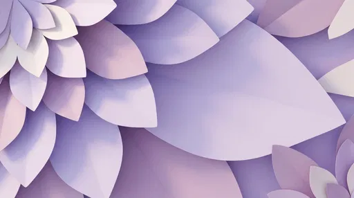Pastel Purple Papercraft Flower Background