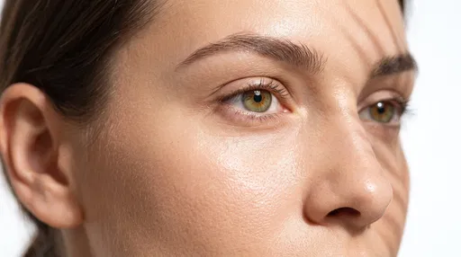 Macro Close-Up of Woman's Hazel Eye
