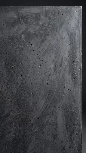 Dark Charcoal Concrete Slab with Hairline Crack