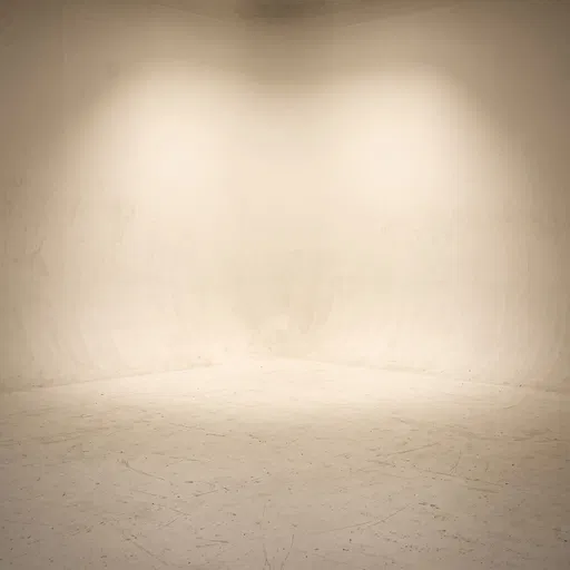 Empty Warm White Studio Cyclorama Background