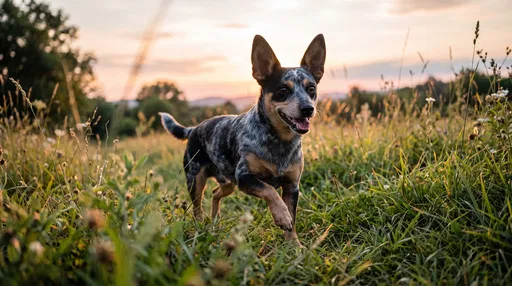 Cattle Dog Mix in Sunset Meadow