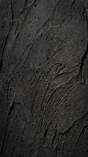 Dark Hand-Troweled Charcoal Concrete Macro Texture