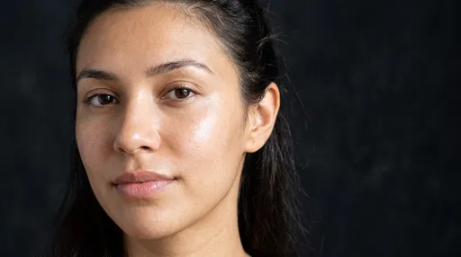 Close-Up Portrait of Woman With Natural Skin