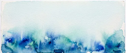 Blue Watercolor Wash on Textured Paper