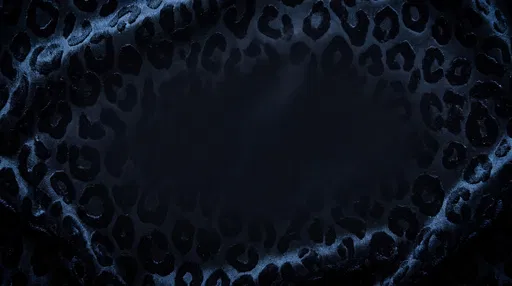 Dark Blue Velvet Leopard Print Background