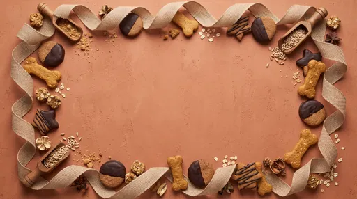 Artisanal Dog Treat Border Frame