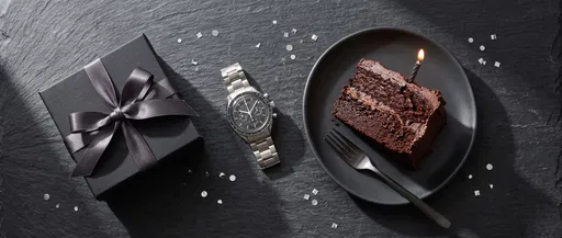 Masculine Birthday Flat Lay on Slate