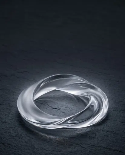 Twisted Crystal Loop on Dark Slate