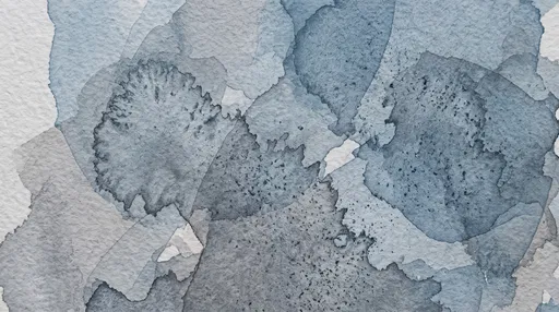 Abstract Dusty Blue Watercolor Texture
