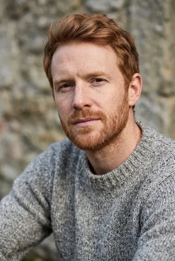 Portrait of Red-Haired Man in Sweater