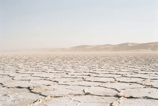 Minimalist Salt Flats and Desert Dunes