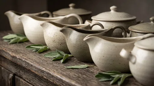 Rustic Ceramic Gravy Boats and Tureens