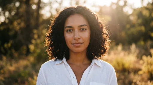 Outdoor Portrait of Woman in Sunlight