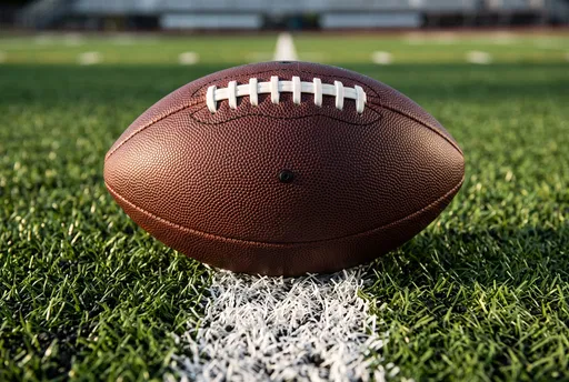 American Football on White Turf Line